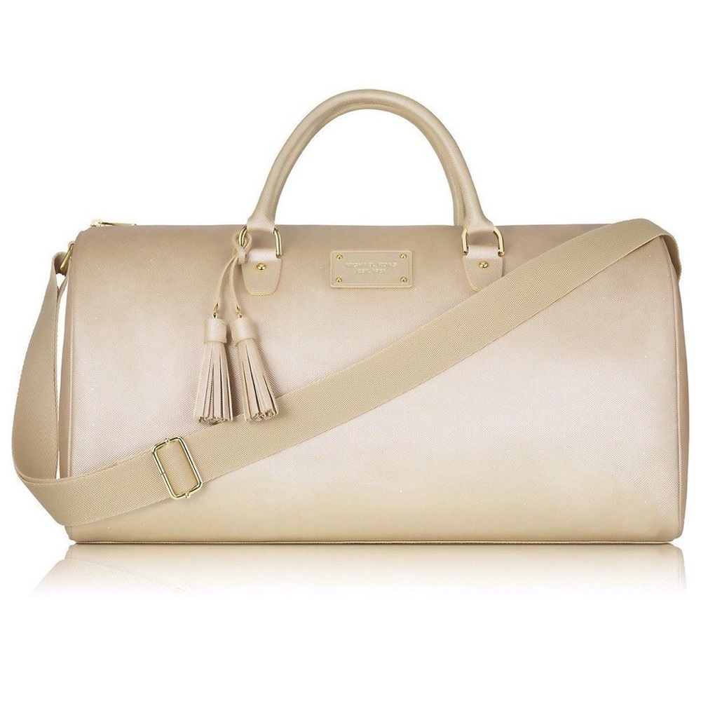 Micheal Kors Gold Duffle Bag